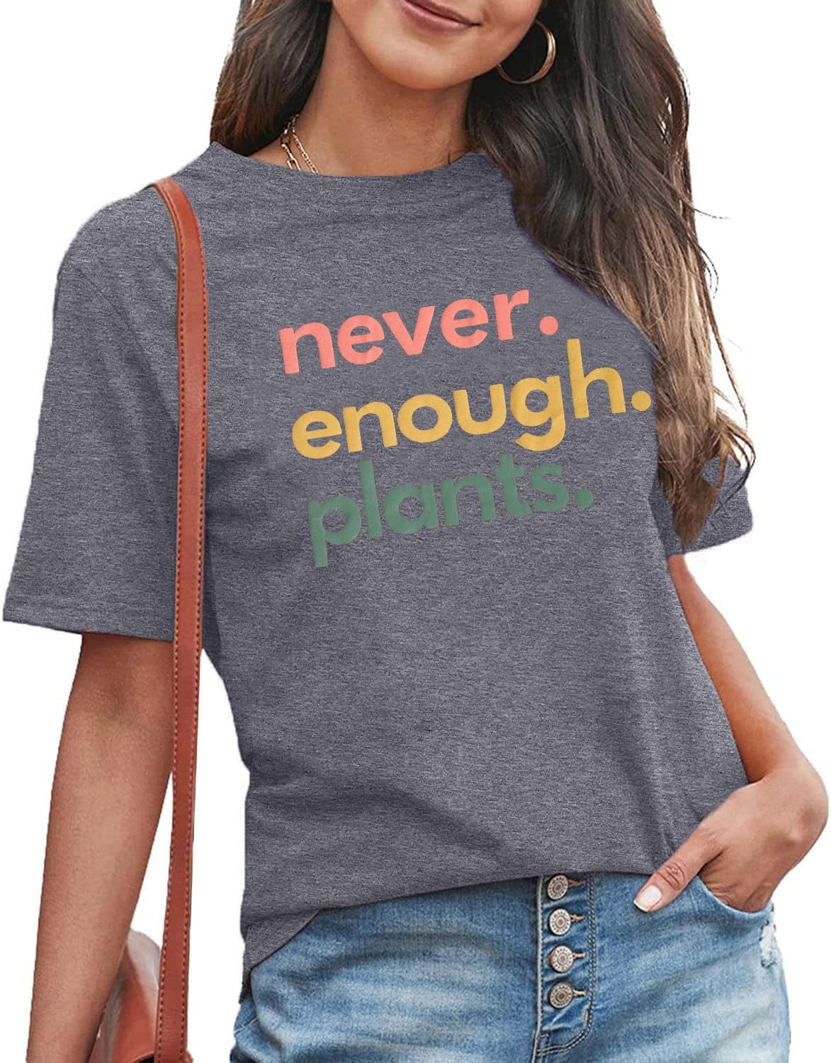 Never Enough Plants Shirt for Garden Lover Unisex Heavy Cotton Tee.