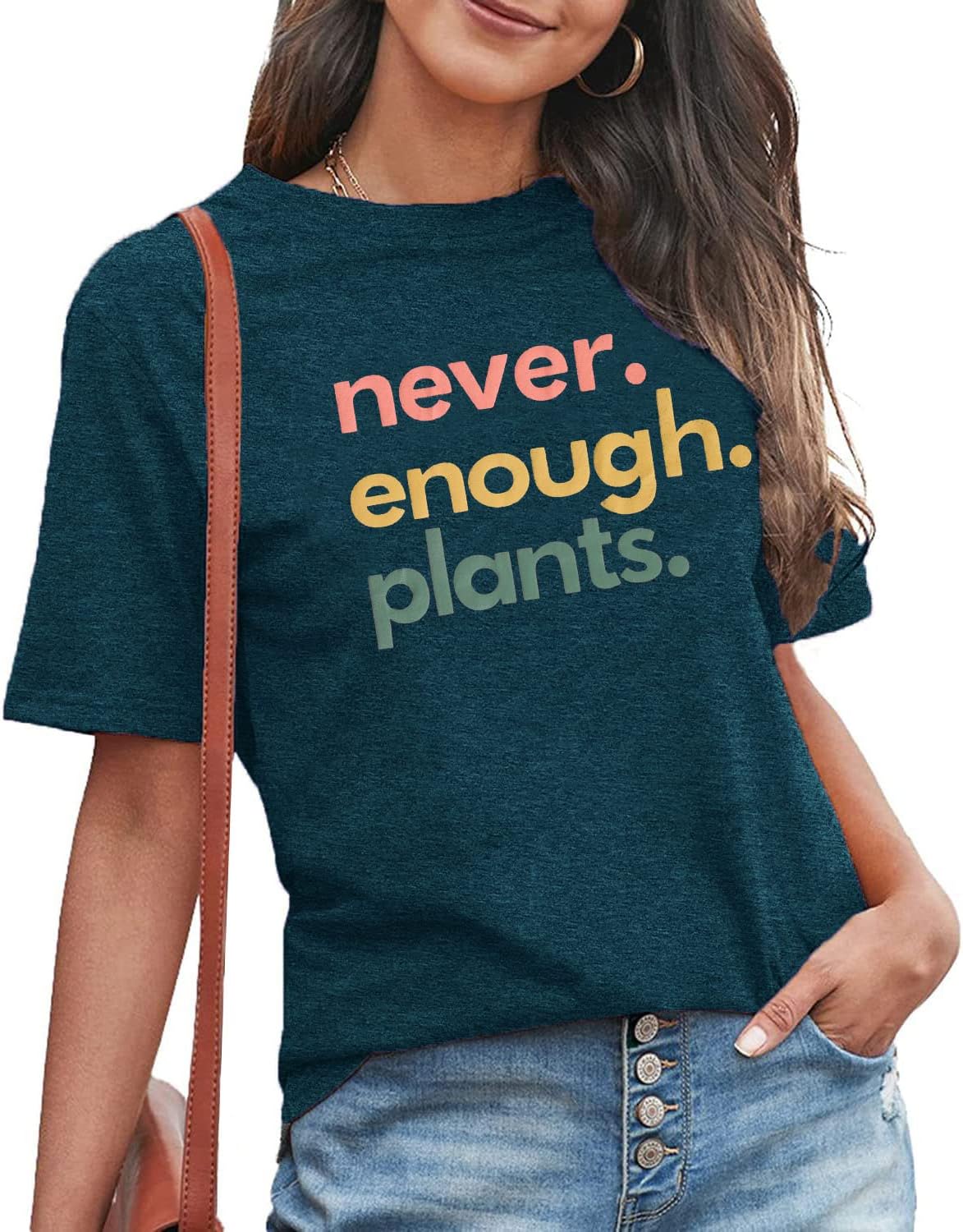 Never Enough Plants Shirt for Garden Lover Unisex Heavy Cotton Tee.