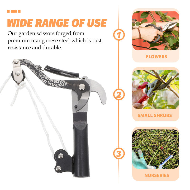 High Altitude Pruning Shears - Flexible Branch Cutter