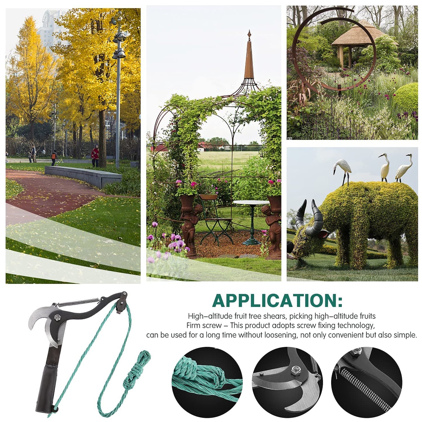 High Altitude Pruning Shears - Flexible Branch Cutter