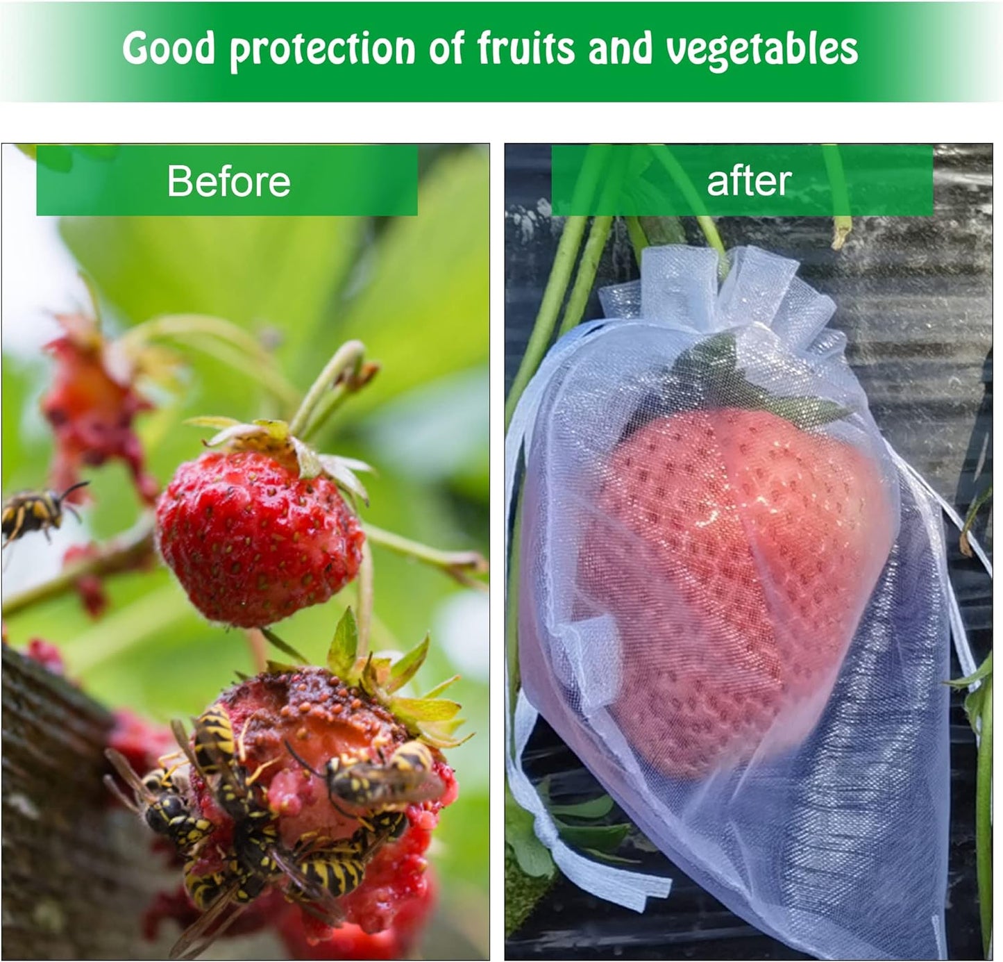 Fruit Netting Bags with Drawstring