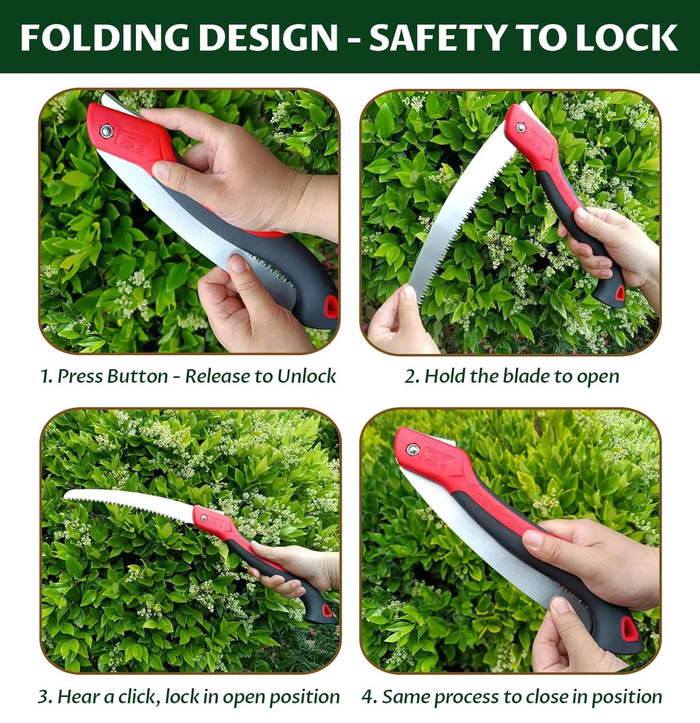 Heavy Duty Folding Hand Pruning Saw