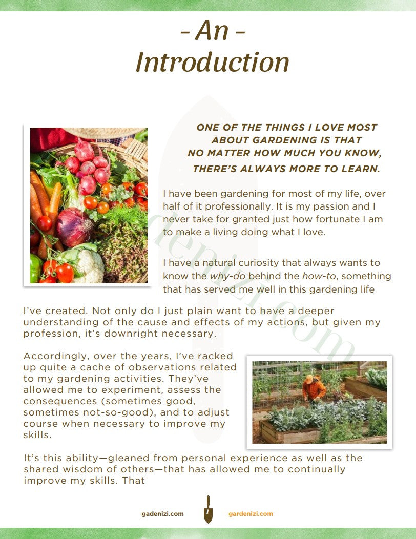 Ebook - 5 Steps To Your Best Garden Ever • Gardenizi