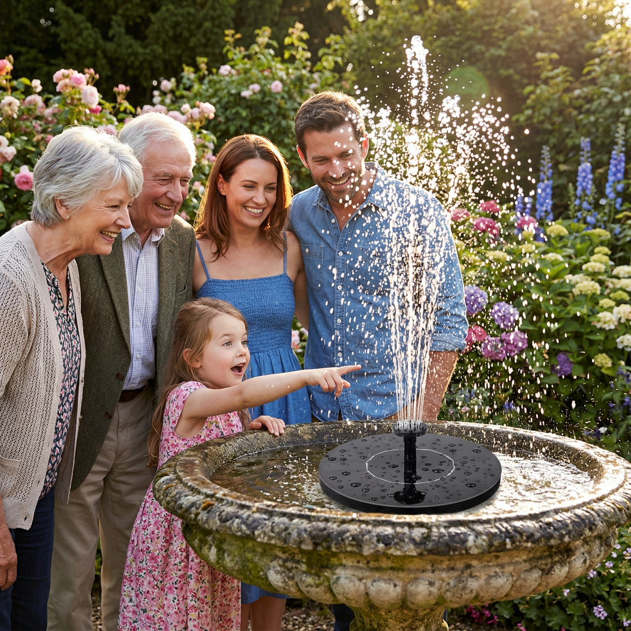 Pearl Solar Fountain