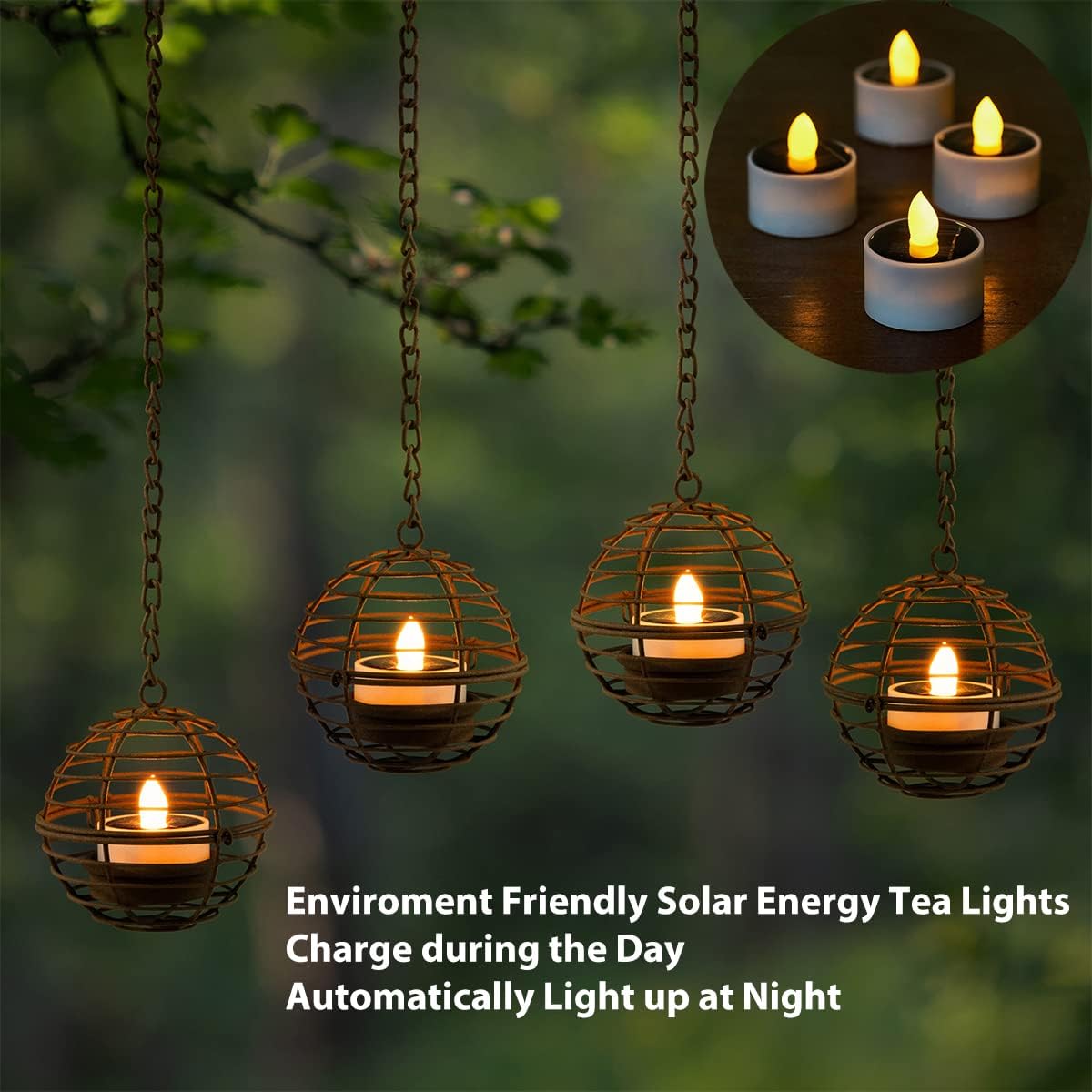 Outdoor Solar Hanging Light