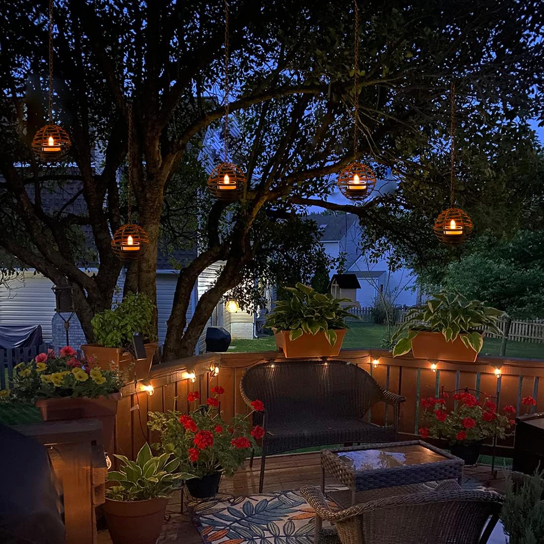 Outdoor Solar Hanging Light