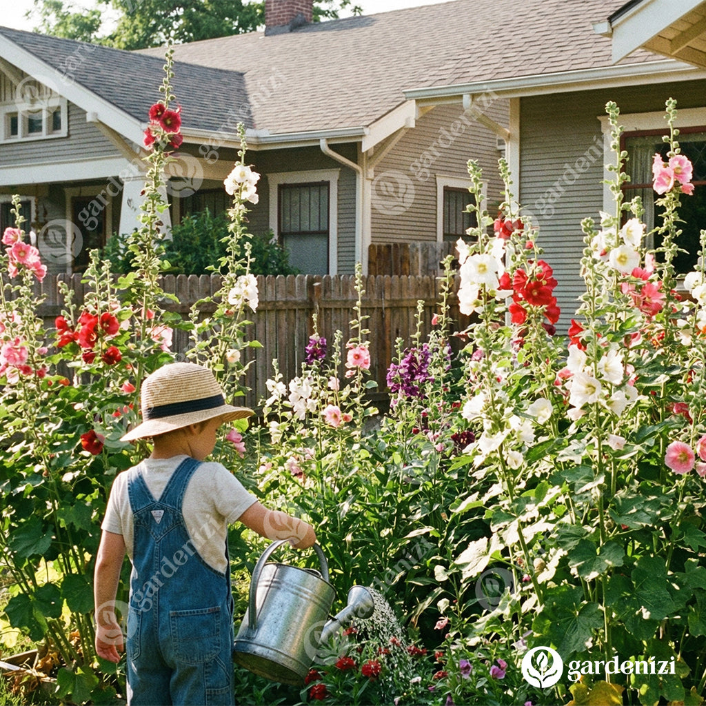 Double Hollyhock Seeds