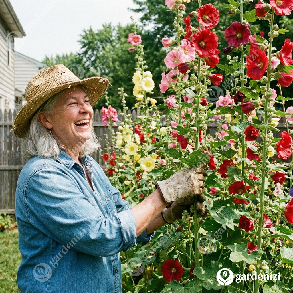 Double Hollyhock Seeds