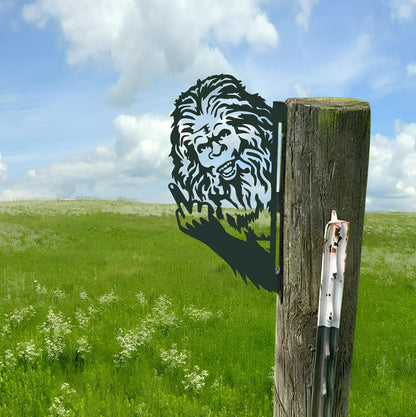 Up Yours Animal Fence Garden Art