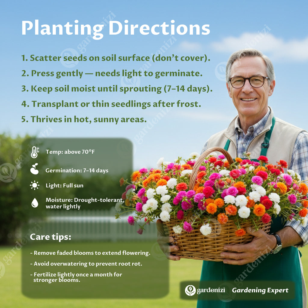 Moss Rose Seeds (Mix)