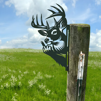 Up Yours Animal Fence Garden Art