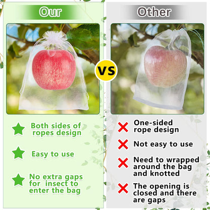 Fruit Netting Bags with Drawstring