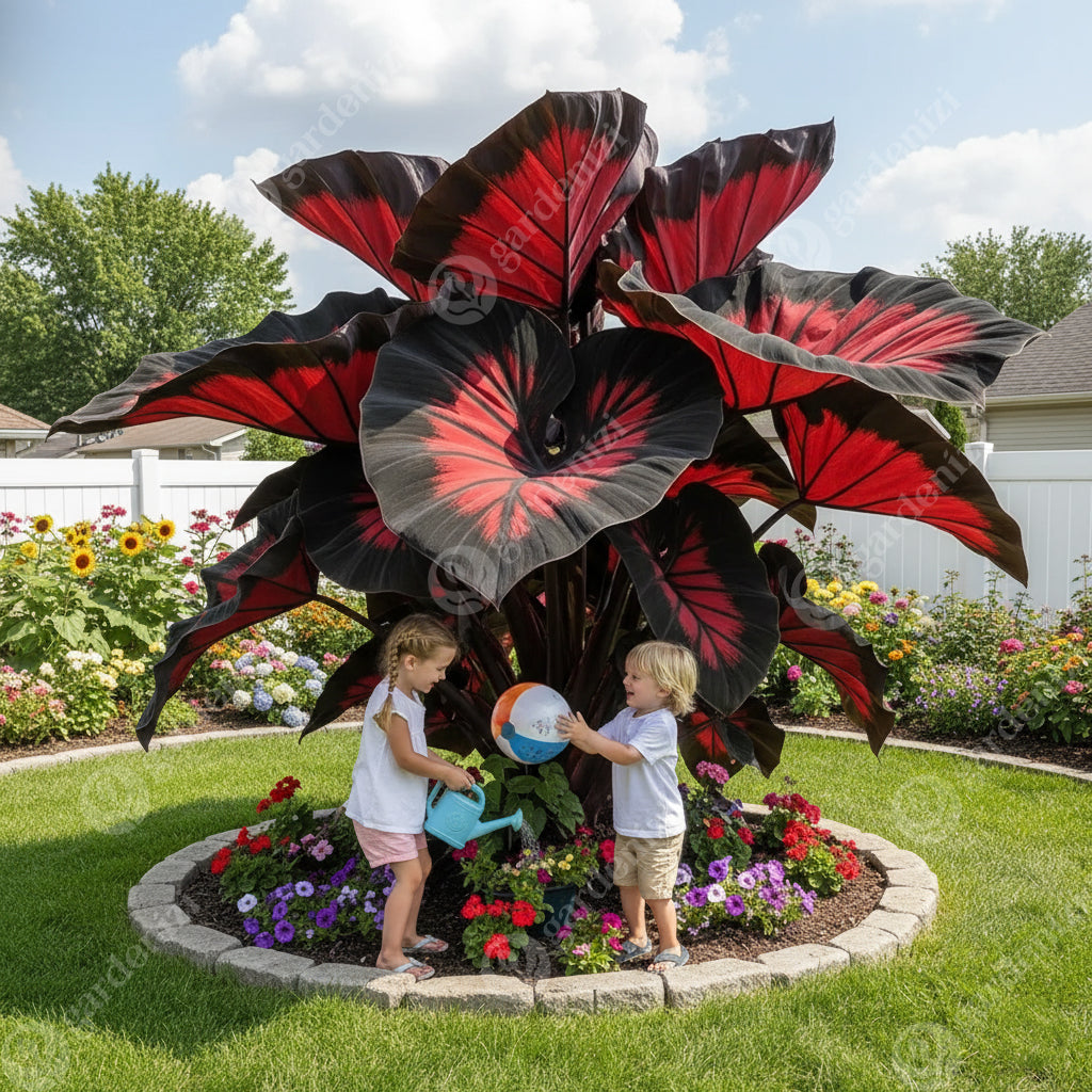 caladium flower seeds Rare Giant Caladium Seeds • Gardenizi