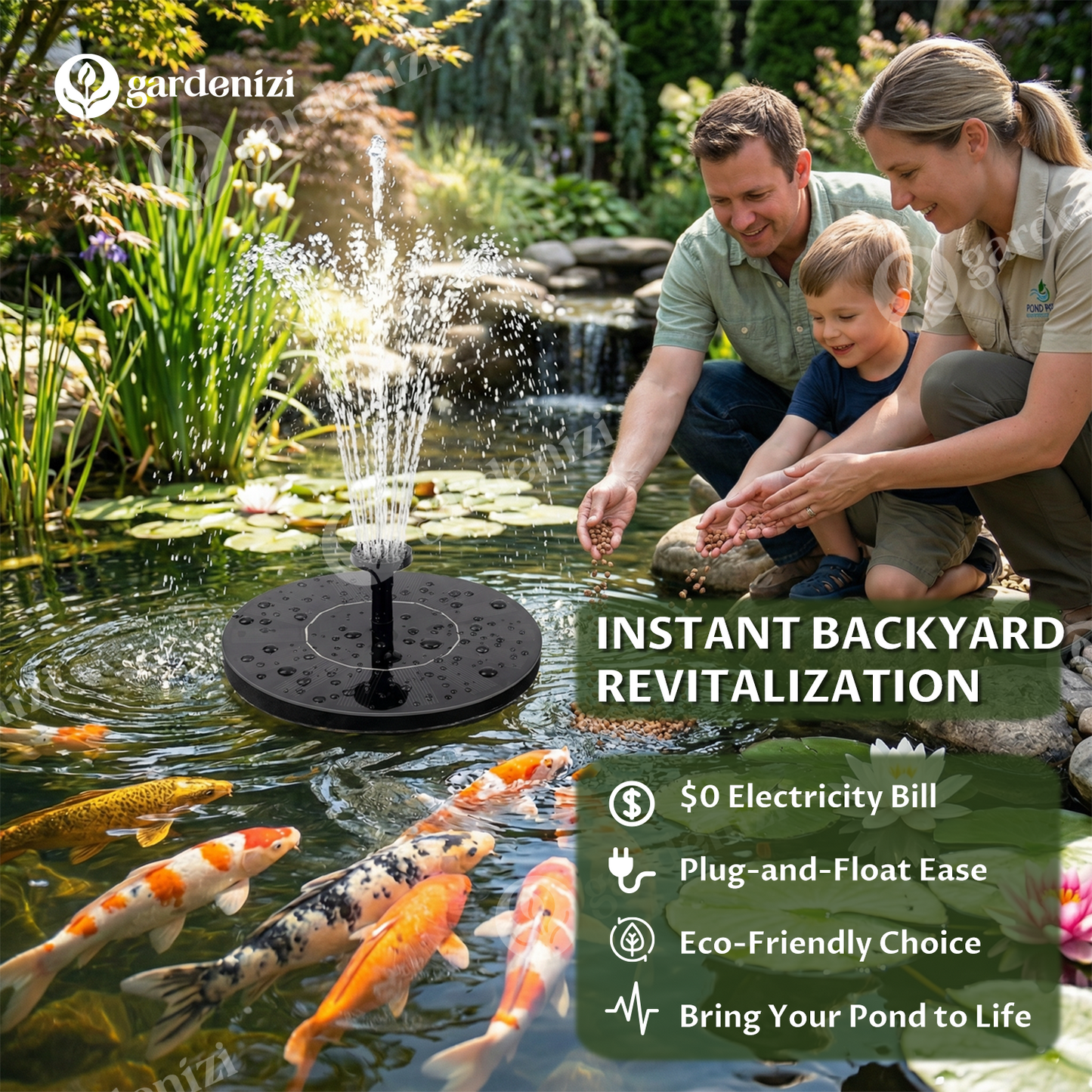 Pearl Solar Fountain