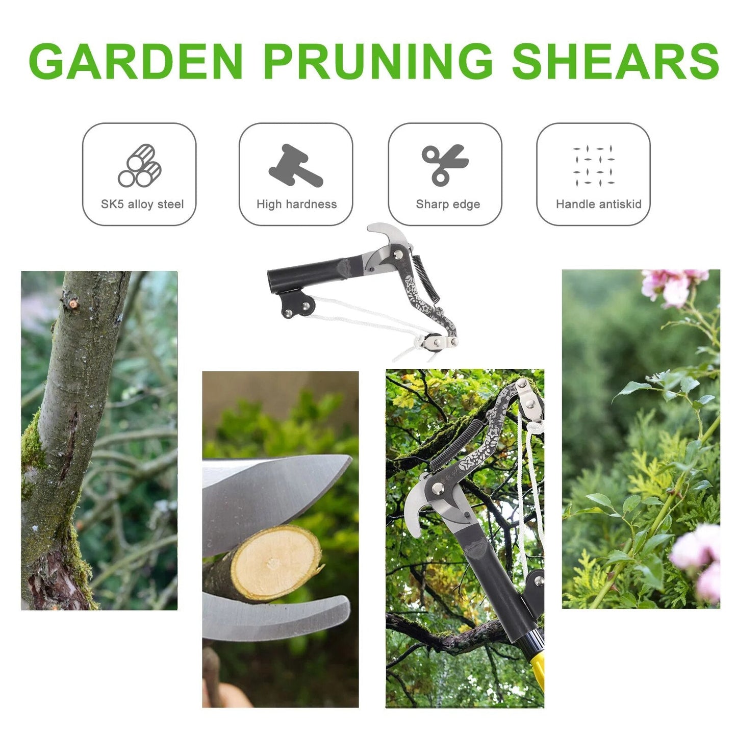 High Altitude Pruning Shears - Flexible Branch Cutter