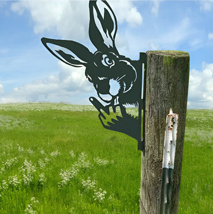 Up Yours Animal Fence Garden Art