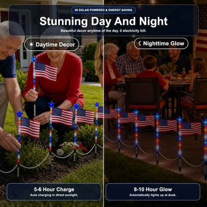 Sovereign Stars & Stripes Path Lights