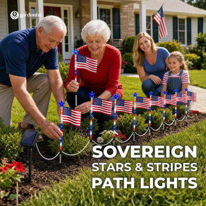Sovereign Stars & Stripes Path Lights