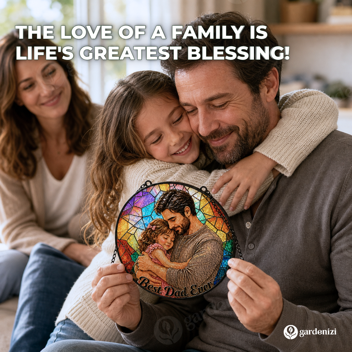 Heartfelt Dad Gift Suncatcher