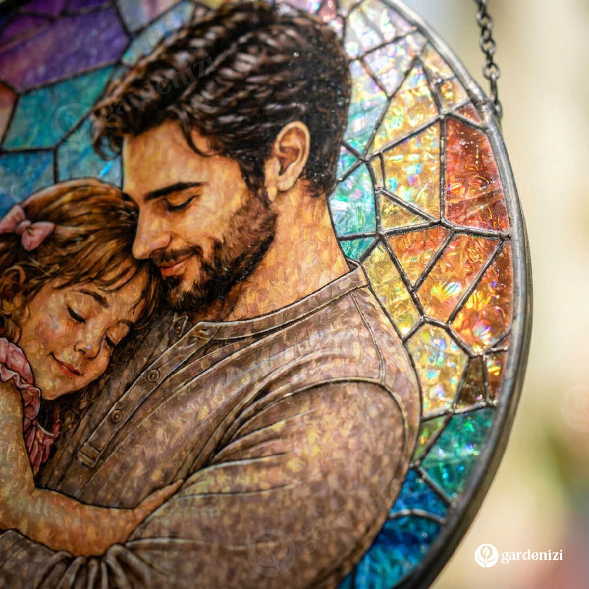 Heartfelt Dad Gift Suncatcher