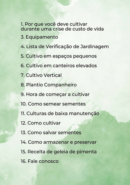 Ebook - Jardinagem com Orçamento Limitado • Gardenizi