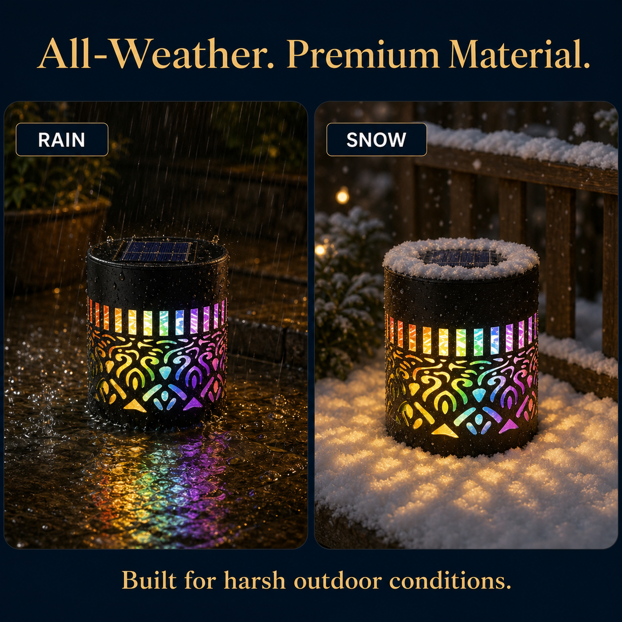 Celestial Mandala Solar Lights