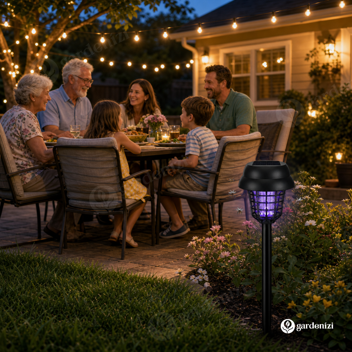 Outdoor Solar Mosquito Zapper Light • Gardenizi