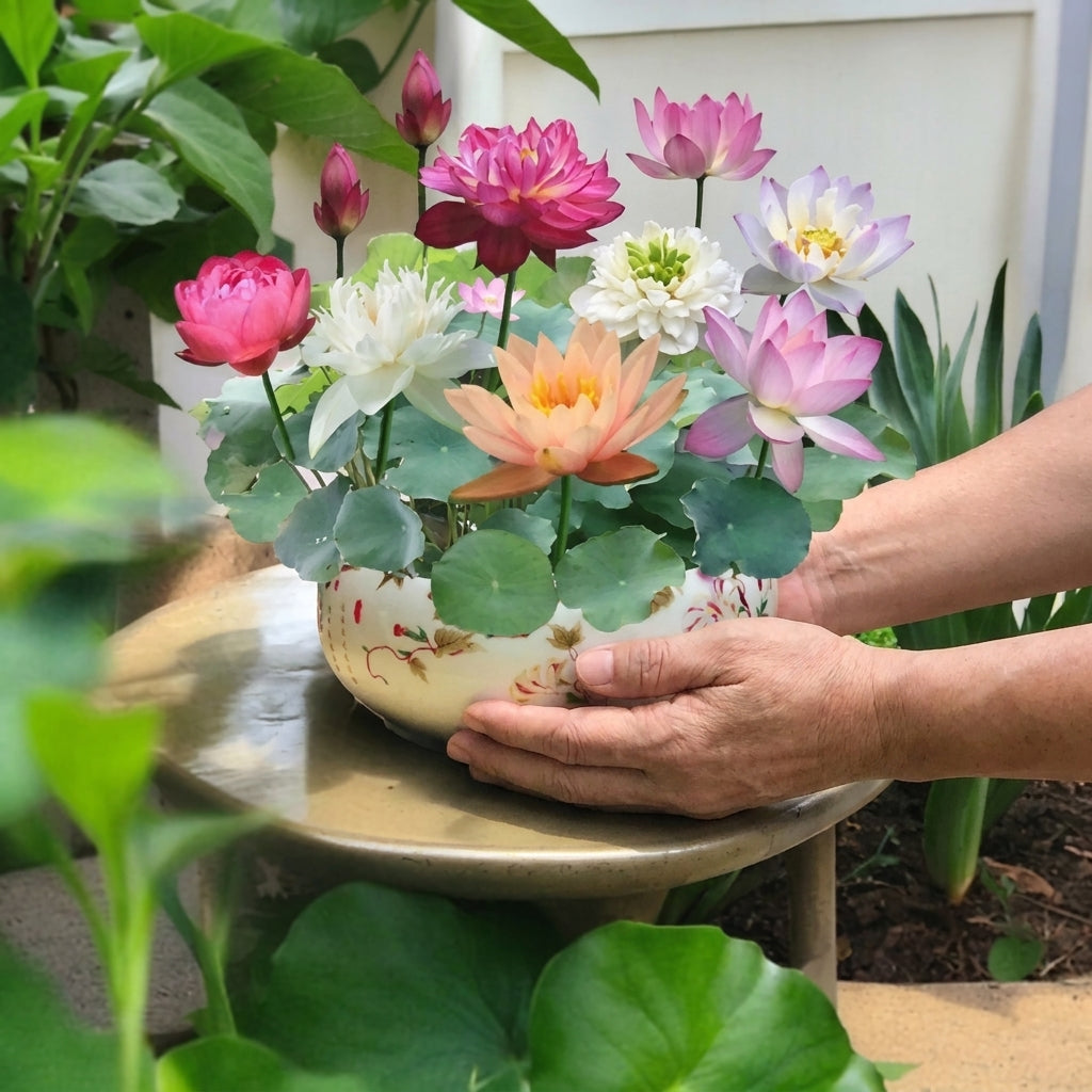 Premium Bowl Lotus Seeds – Gardenizi