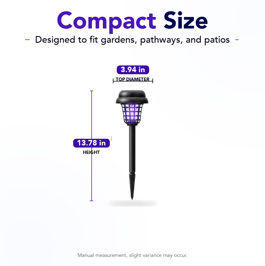Solar Mosquito Zapper Light • Gardenizi